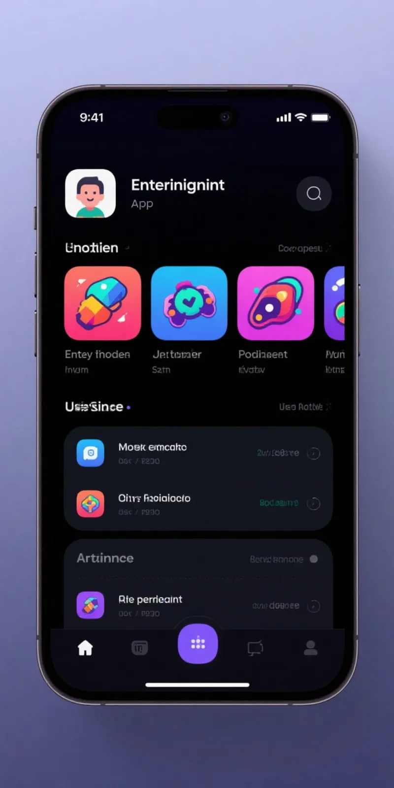 杏运娱乐 App Interface